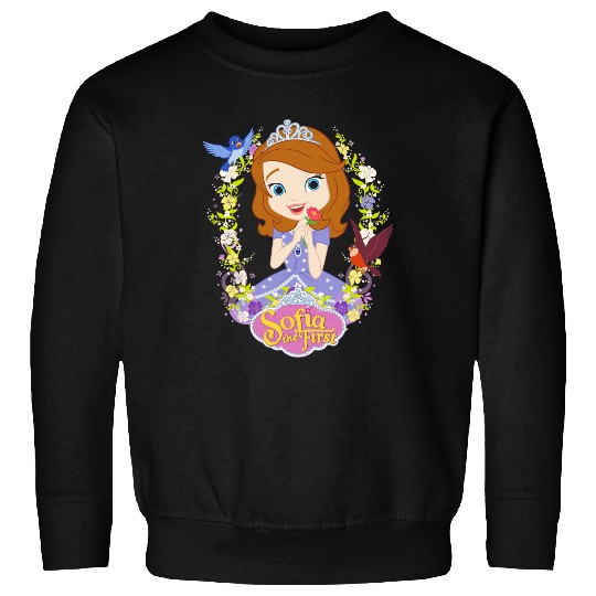 Disney Sofia the First Sofia Flower Border Sweatshirts