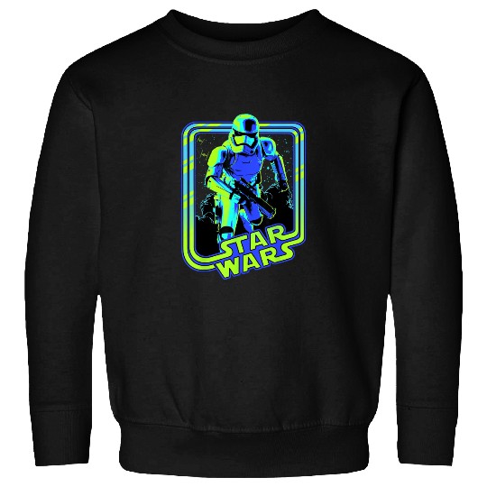 Star Wars Stormtrooper Glow Neon Disney Sweatshirts