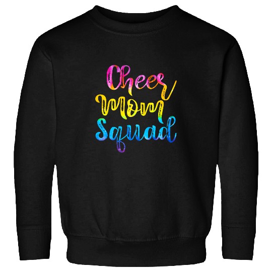 Cheerleader Gift Mother Funny Cheerleading Cheer Mom Squad Sweatshirts