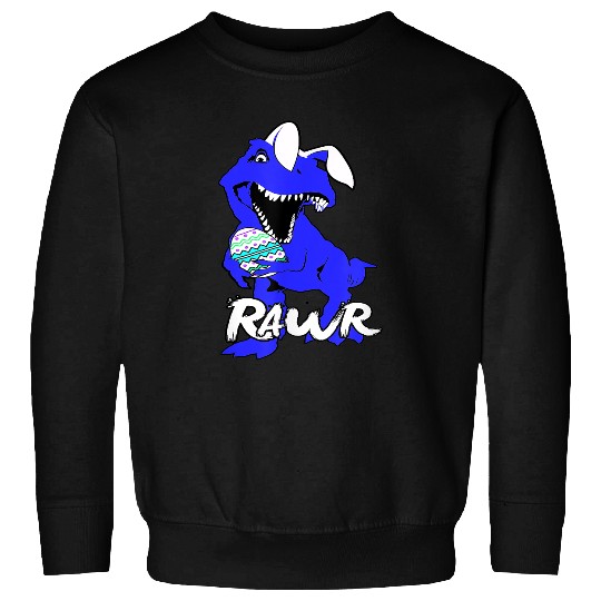 Dinosaur Dino Funny Easter s for Men Bad Ugly Dino on Egg Hunt Sweatshirts
