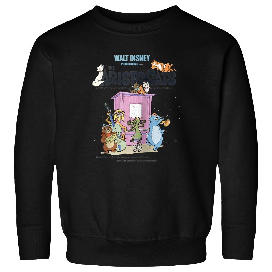 Disney The Aristocats Cats Playing Piano Raglan Baseball Tee Sweatshirts