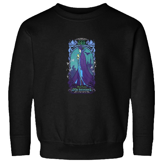 Disney Maleficent The Sorceress Deep Purple Grap Sweatshirts