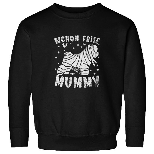 Dog Bichon Frise Mummy Halloween Sweatshirts