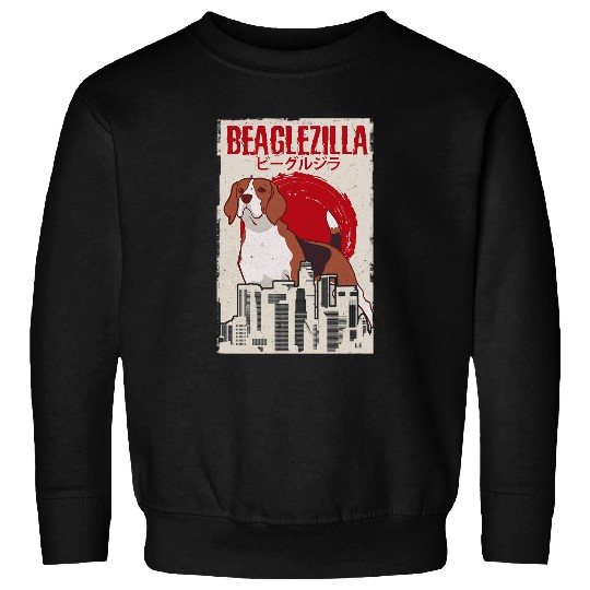 Beaglezilla a beagle as Kaiju theme Sweatshirts