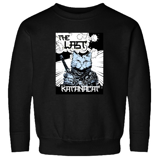 black cats Paws Reading Book Comic Book Anime Samurai Cat Men Women Birthday Christmas Sweatshirts
