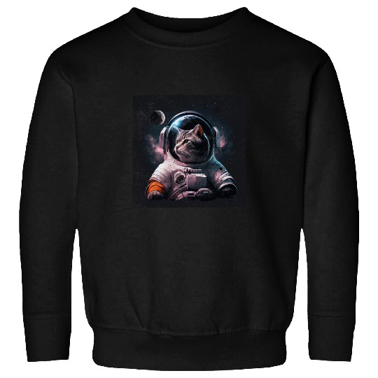 Cat Paws Astronauts Cat Astronaut Moon Sweatshirts