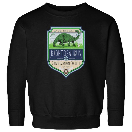 Dinosaur Dino Brontosaurus Conservative Society Cool Dinosaur Lover Sweatshirts