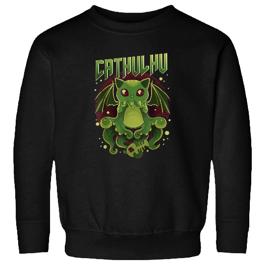 Cat Paws Cathulhu Kawaii Cat Cthulhu Sweatshirts