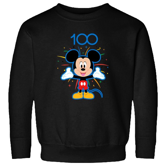 Disney 100 Anniversary Mickey Mouse Fireworks Burst D100 Sweatshirts