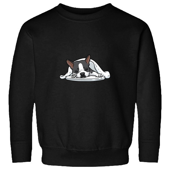 Dog Boston Terrier Official Sleeping Sweatshirts