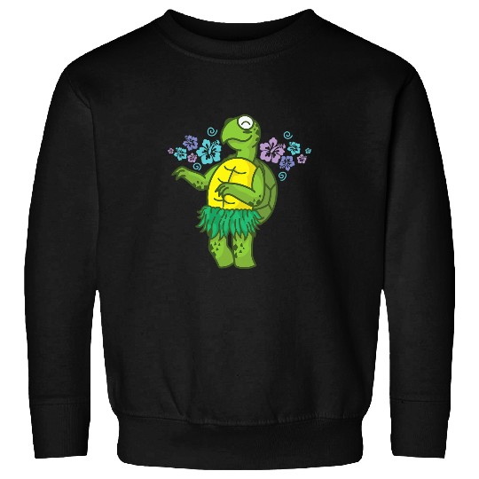 KV9 Turtle dancing with Skirt Reptile Water Sweatshirts
