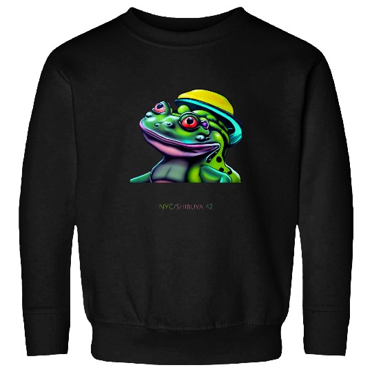 Frog Gift joking Frog Amphibia Sweatshirts