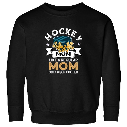 Hockey Gift Womens Hockey Mom Retro Hockey Player Ice Hockey Sweatshirts