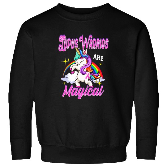 Unicorns Lupus Warrior Unbreakable Lupus Awareness Gift Sweatshirts