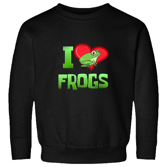 Frog Gift I Love Frogs 66 Sweatshirts