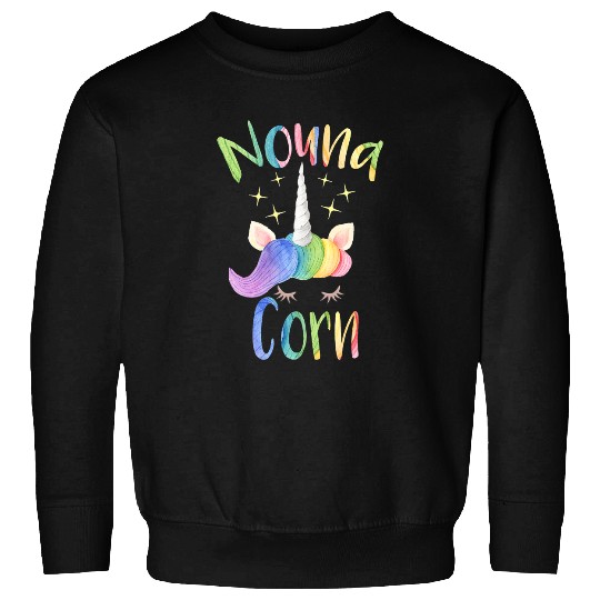 Unicorns Nouna Corn Greek Godmother Funny Sweatshirts