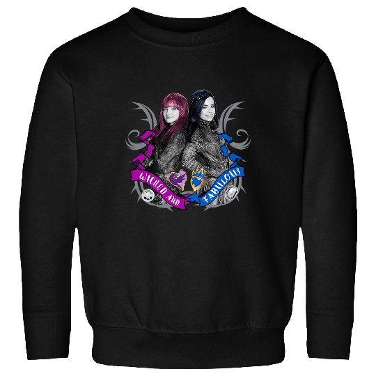 Disney Descendants Mal And Evie Wicked And Fabulous Sweatshirts