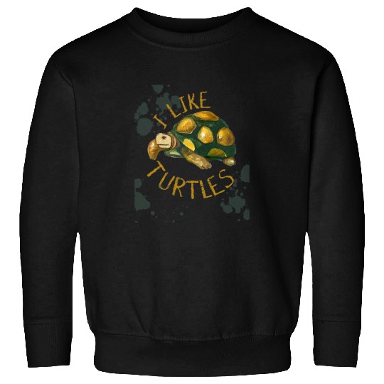 KV9 Turtle Lover Gift vintages I Like Turtles Turtles Sweatshirts