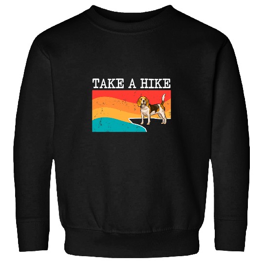 Funny Take A Hike Beagle Graphic Hiking 284 Sweatshirts