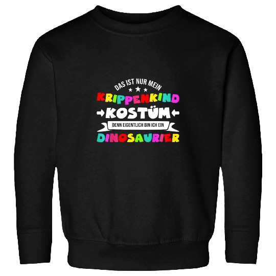 Dinosaur Dino Kids Childrens Nativity Scene Costume Dinosaur Nativity Child Sweatshirts