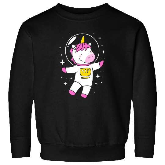 Unicorns Solar System Planets Science Space Unicorns Astronaut Sweatshirts