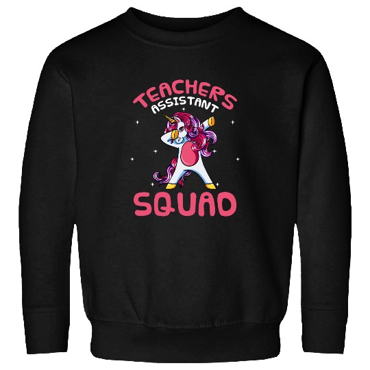 Unicorns Teacher Assistant Education Teaching Aide Unicorns Lover Sweatshirts