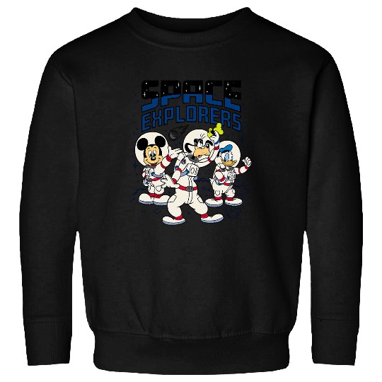 Disney Mickey Goofy Donald Space Explorers Sweatshirts