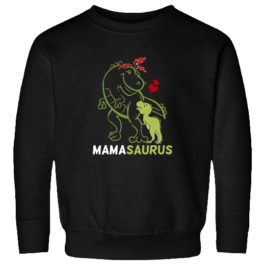 Dinosaur Dino Mamasaurus T Rex Dinosaur Mama Saurus Family Matching Women 2 8 Sweatshirts