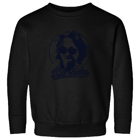 The Big Lebowski The Dude Abides Classic Circle Logo Sweatshirt