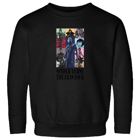 SpiderVerse Eras Tour with title Sweatshirts