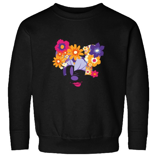 Disney Minnie Mouse Flowers Winking Garden Spring Sweatshirts