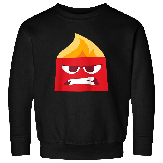 Disney and Pixar’s Inside Out Anger Red Raglan Baseball Tee Sweatshirts