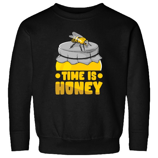 Bee Beekeeping Time Is Honey Beekeeper Beekeeping Honeybee Beekeeper Sweatshirts