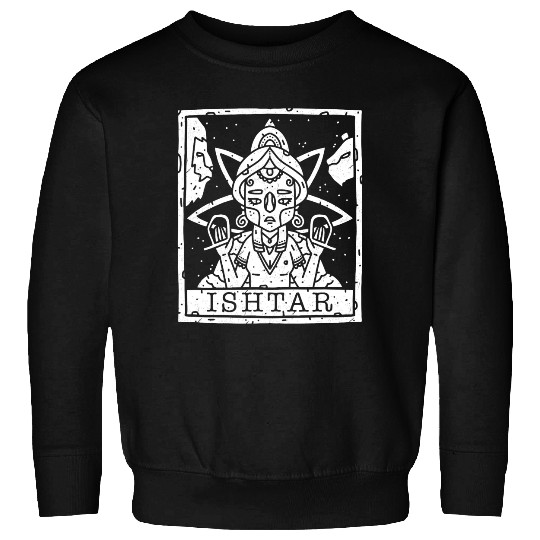 Astronauts Ancient Astronauts Tarot Sumerian Deity Ishtar Gothic Sweatshirts