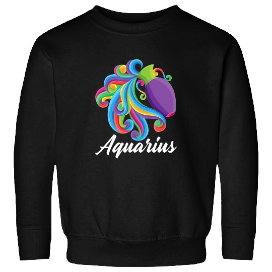 Aquarius Zodiac Sign 3 Sweatshirts