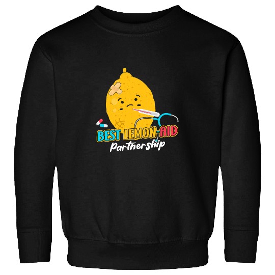 bests Lemonaid Partnership Summer Citrus Juice Refreshment Sweatshirts