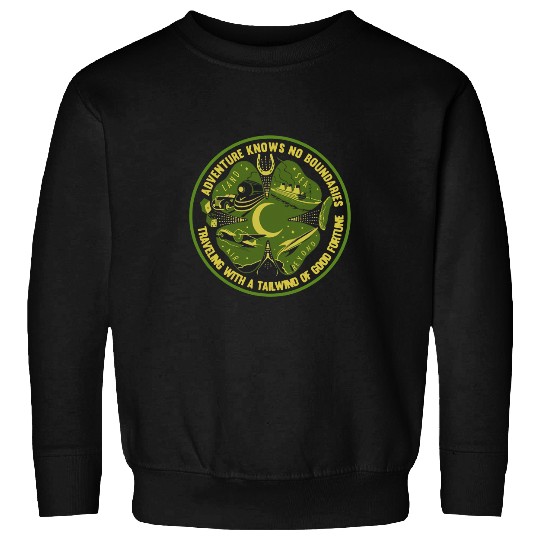 Adventure Knows No Boundaries Traveling With A Tailwind Sweatshirts