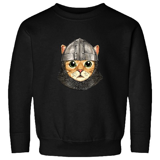 Cat Paws Medieval Cat Knight Warrior Cat Kitten Lover 21 Sweatshirts
