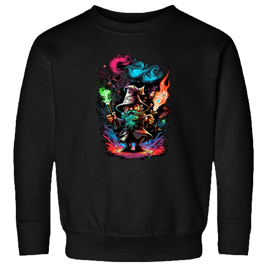 Fantasy Sci Fi Wizards Magic Art Design Wizard Sweatshirts