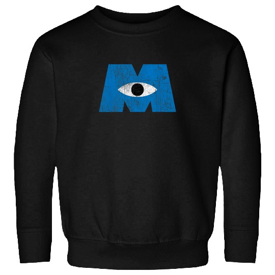 Disney Pixar Monsters Inc Distressed Cyclops Blu Sweatshirts
