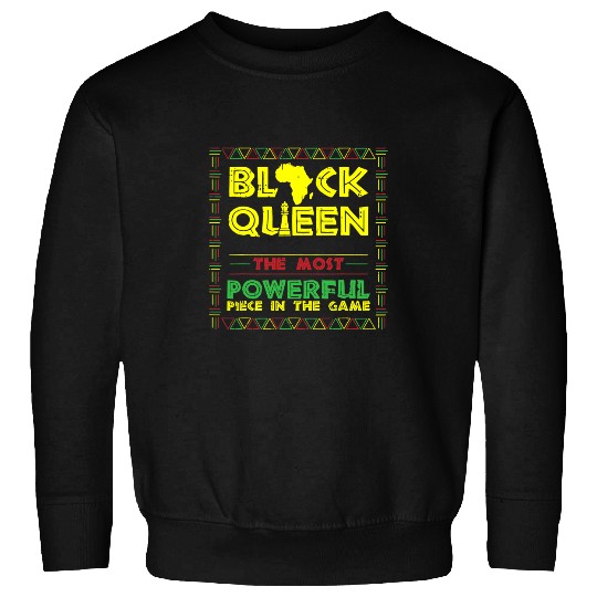 Black Queen The mosts Powerful Piece In The Game Chess Gifts 2 Sweatshirts