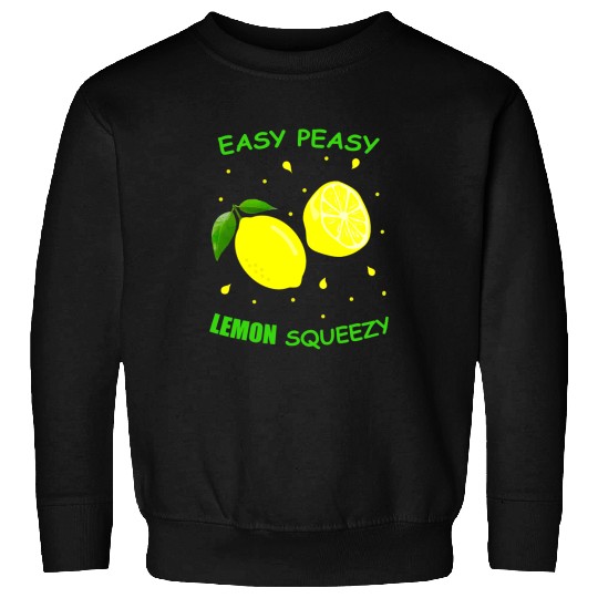 Cute EASY PEASY LEMON SQUEEZY Fun Summertime LEMONADE Lover Sweatshirts