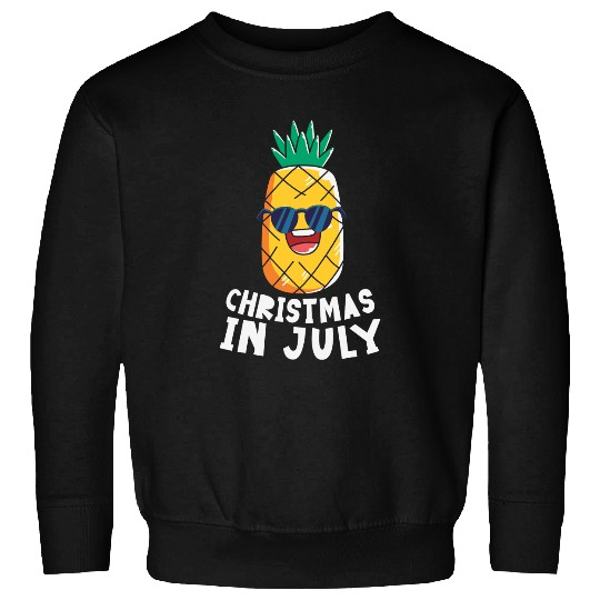 Christmas in July Funny pineapples Summer xmass Gift Sweatshirts