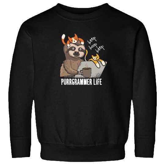 Cat Paws Programmer Computer Science Gift For Web Developer Sweatshirts