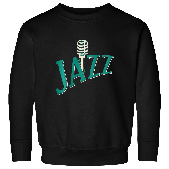 Backprint Jazz Microphone Sweatshirts