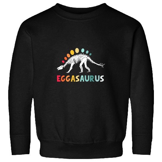 Dinosaur Dino Cute Dinosaur Stegosaurus Eggasaurus Kids Sweatshirts