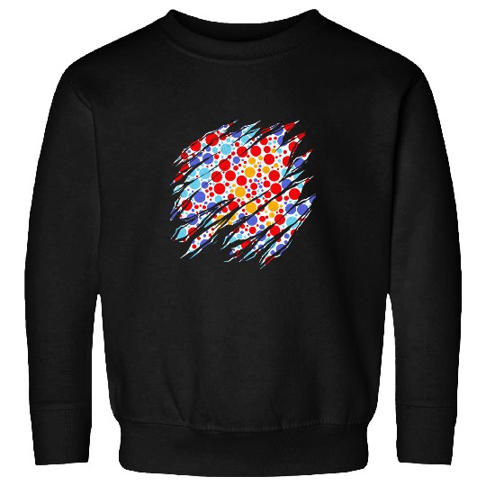International Dot Day Ripped Effect Dots Sweatshirts