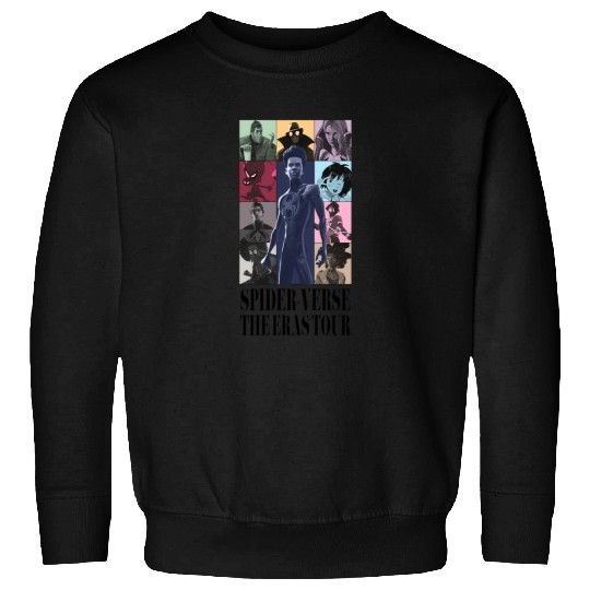 SpiderVerse Eras Tour with title Sweatshirts