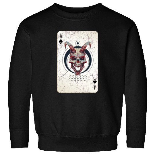 Funny Goats TAROT CARD Baphomet with Evil Goats Devil Art Sweatshirts
