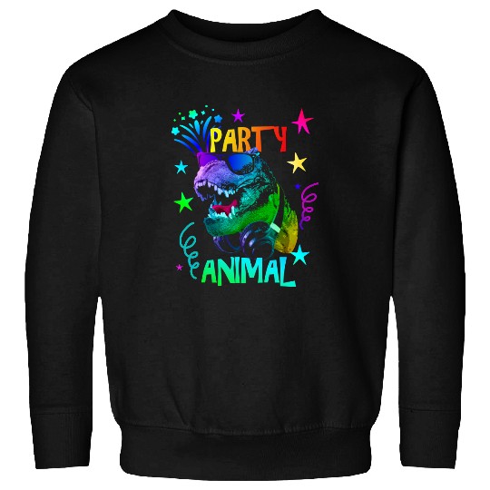 Dinosaur Dino TRex Party Animal Sweatshirts